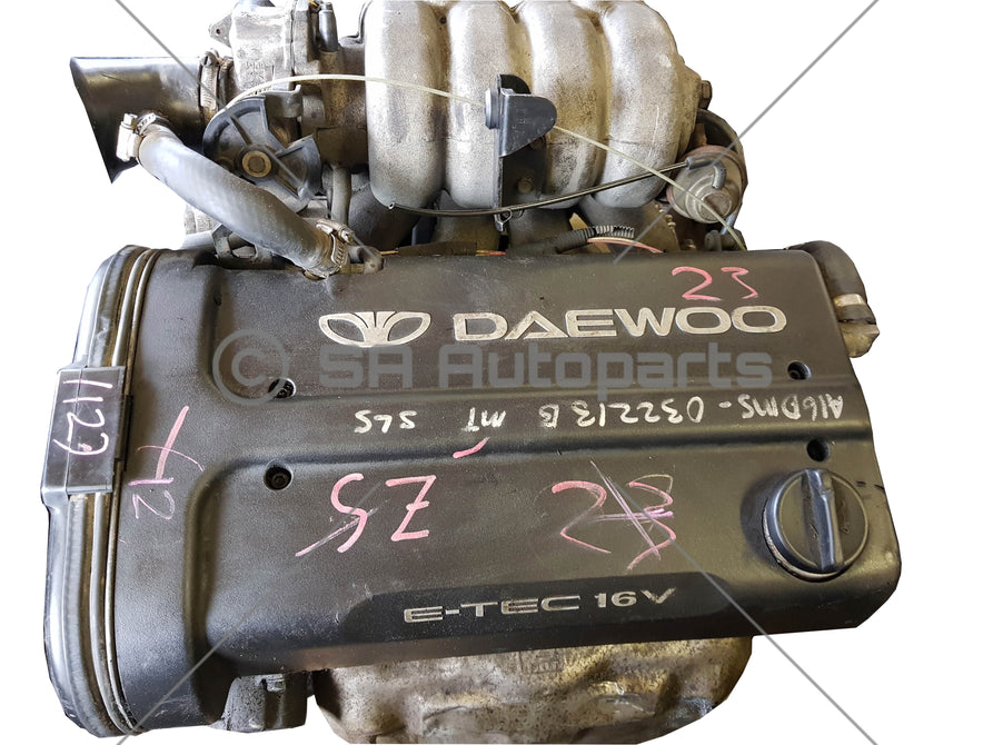 A16DMS DAEWOO LANOS 1.6L motor engine