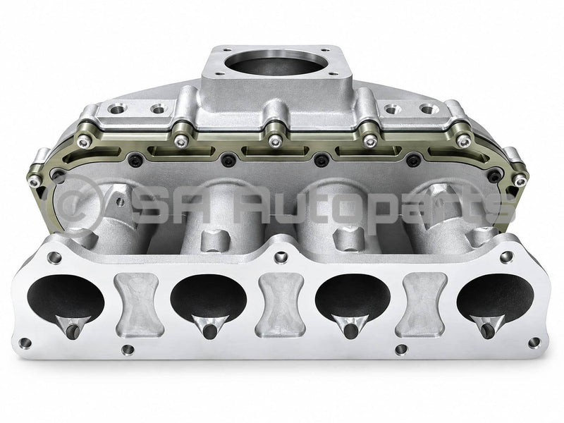 Honda K20/K24 Skunk Ultra Race Centre feed Silver Intake Manifold