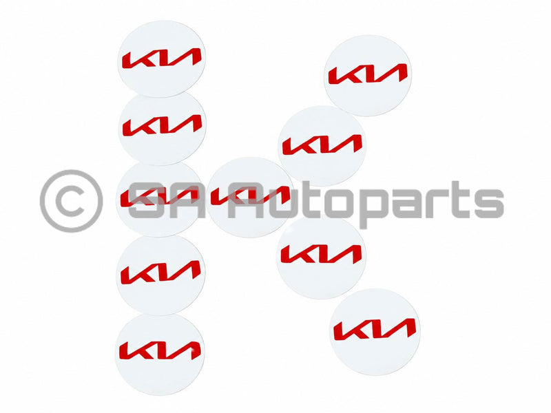 Kia license disc holder sticker