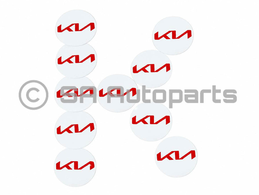 Kia license disc holder sticker