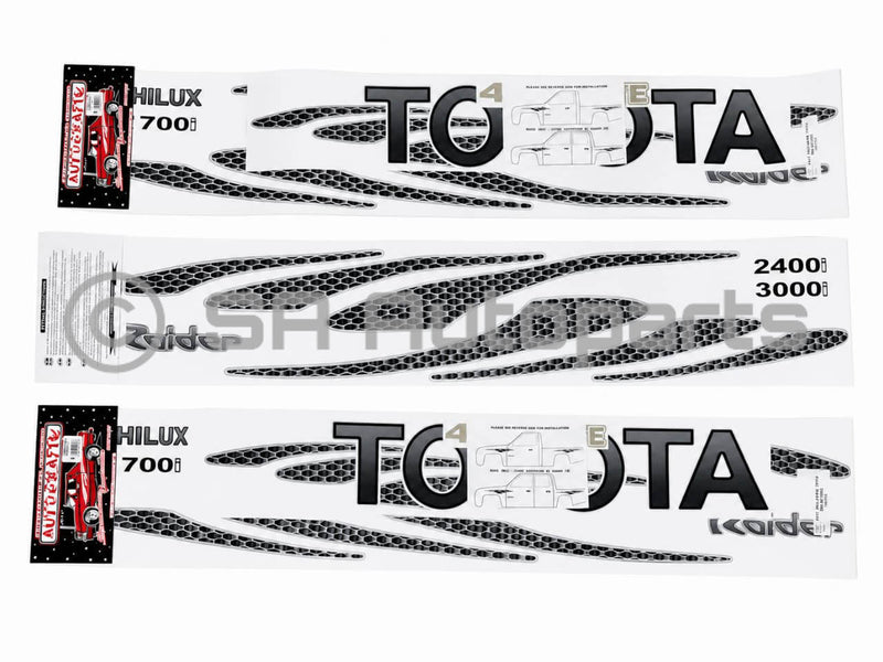 Toyota Hilux Raider decal kit