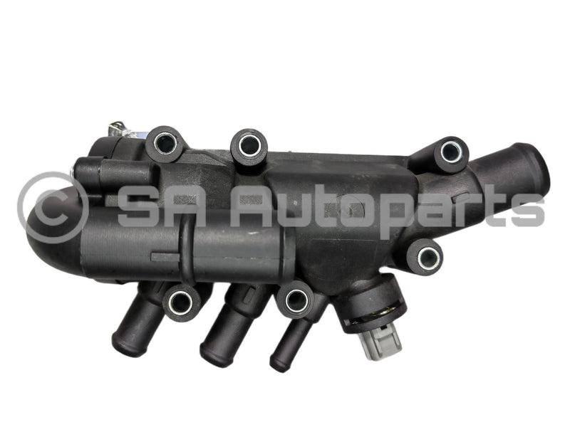 Ford Rocam plastic thermostat water housing