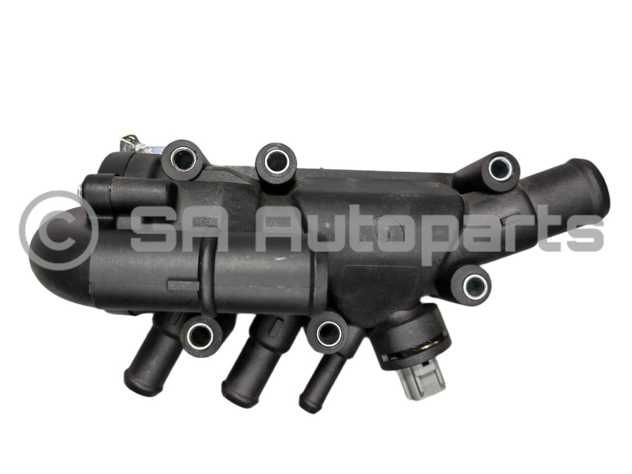 Ford Rocam plastic thermostat water housing