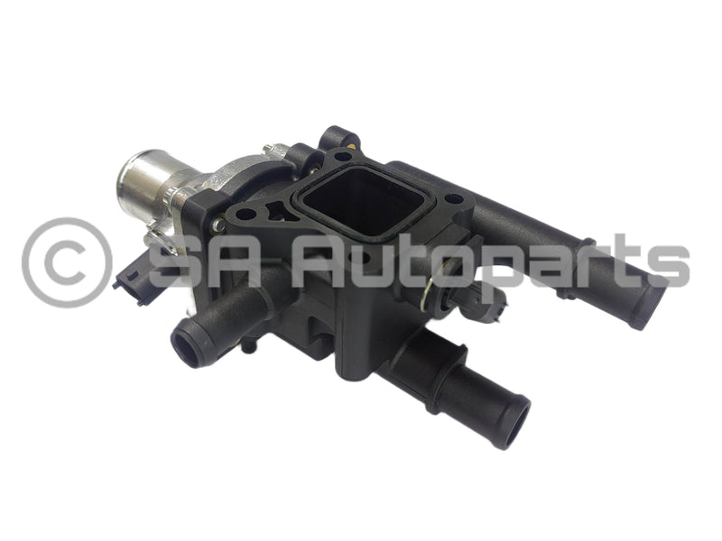 Opel Astra complete aluminum & plastic thermostat water housing