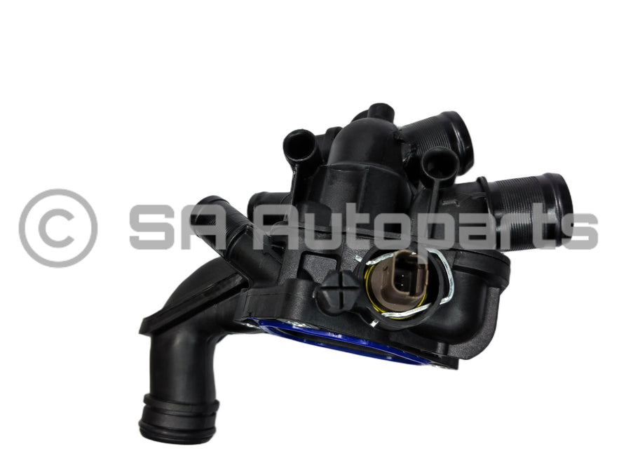 Peugeot 207 / 307 thermostat water housing + sensor