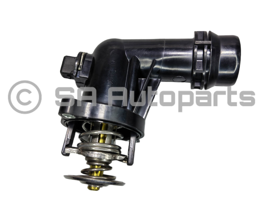 BMW E36 E46 plastic thermostat + sensor water housing