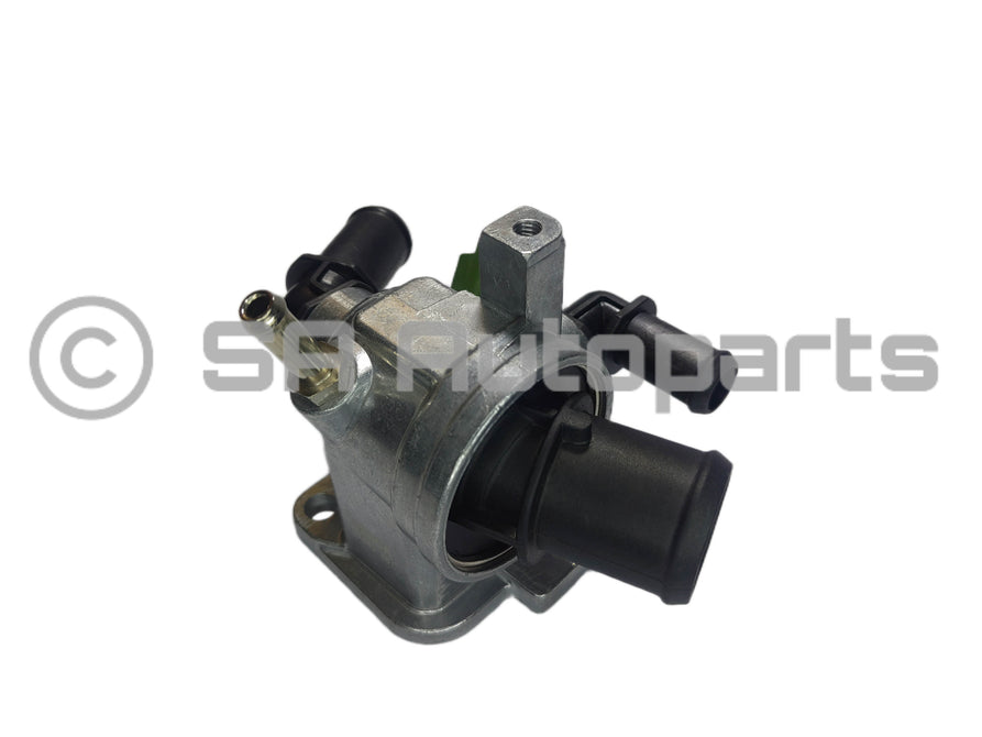 Opel Corsa D thermostat water housing + sensor