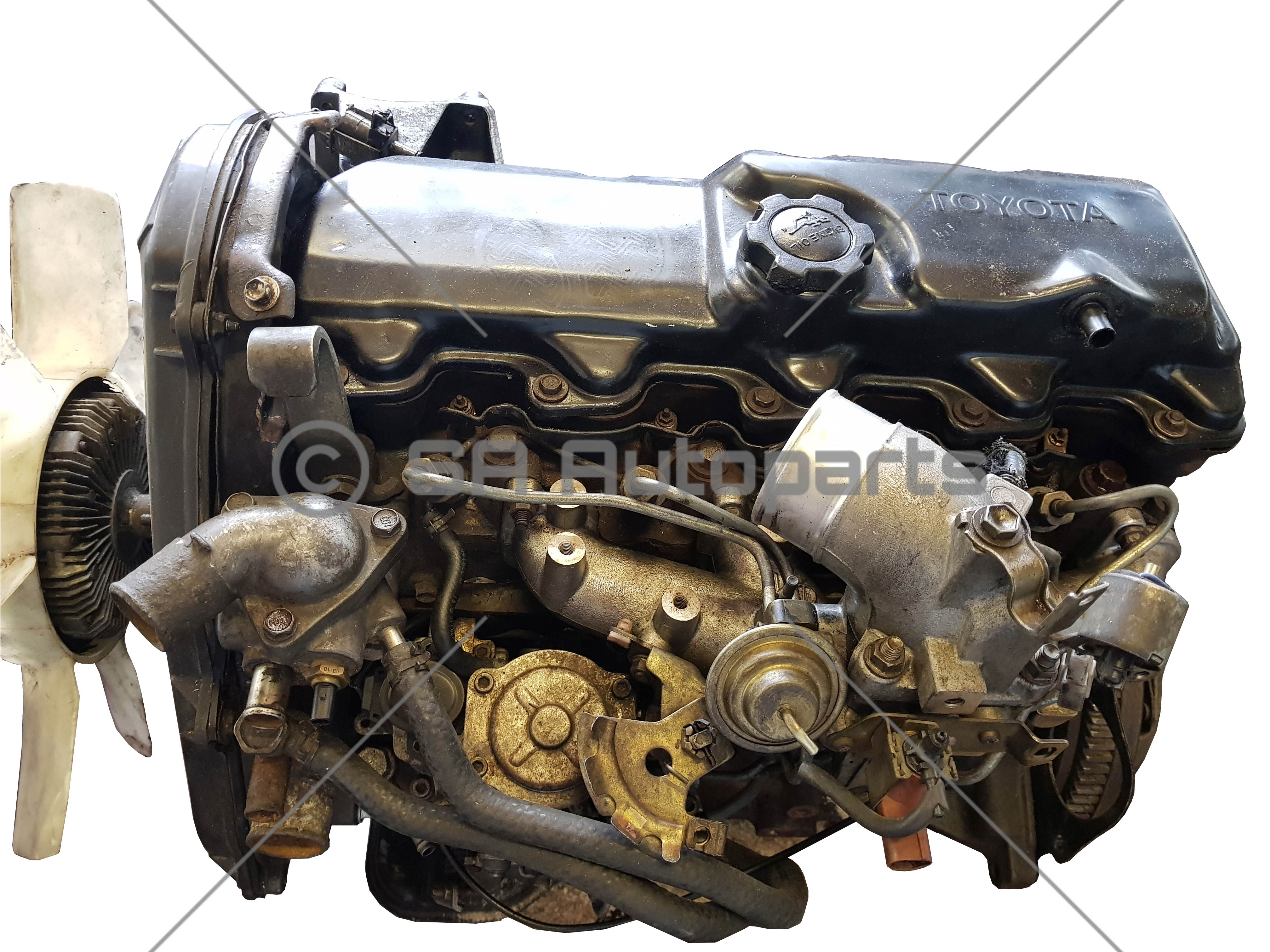 2L2 TOYOTA HILUX 2.4L DIESEL Motor Engine – SA Autoparts