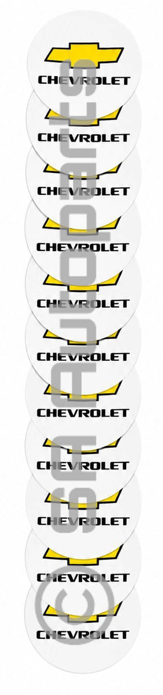 Chevrolet license disc holder sticker