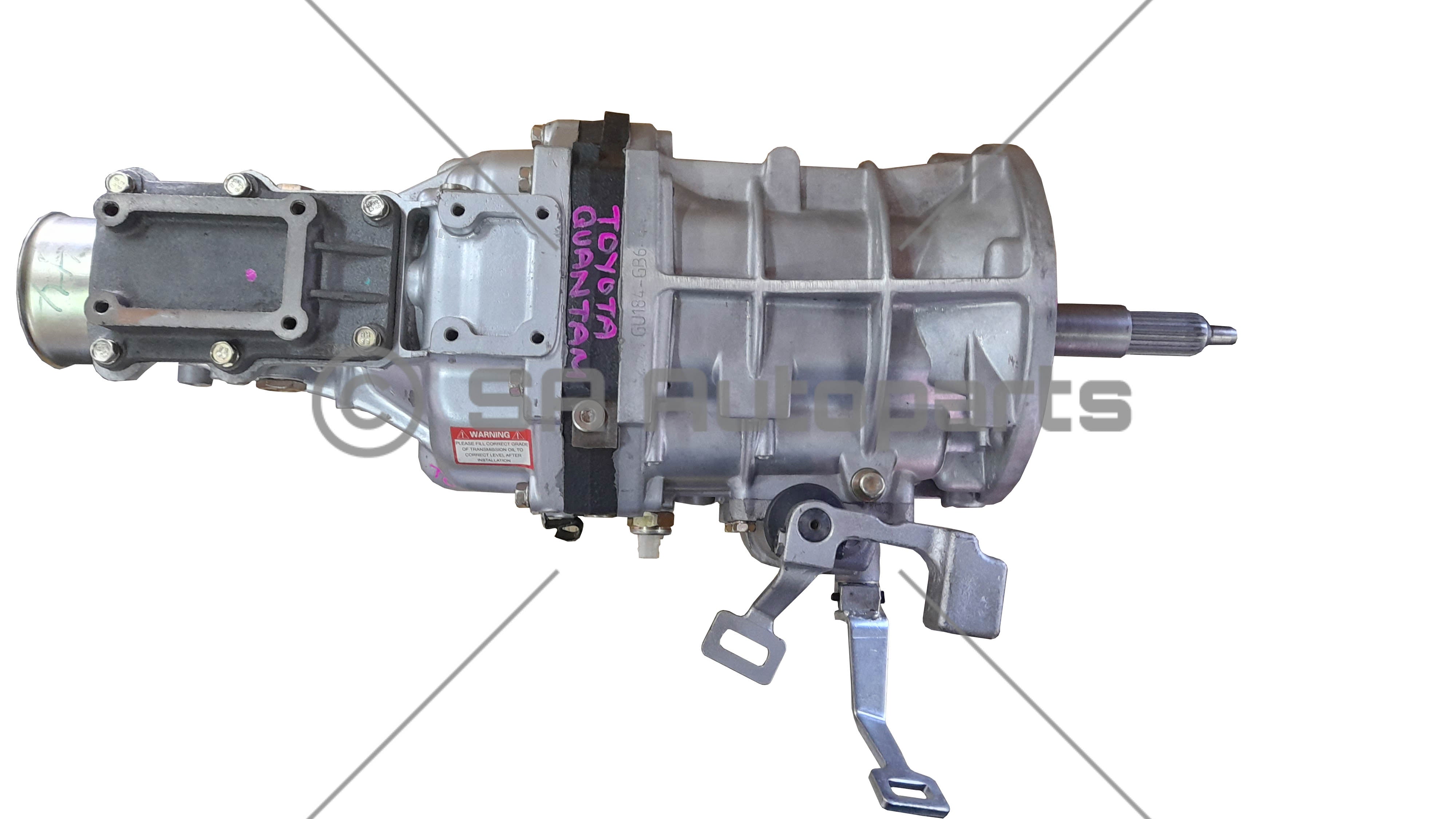 2TR TOYOTA QUANTUM (4X2) 5 speed manual gearbox NEW – SA Autoparts