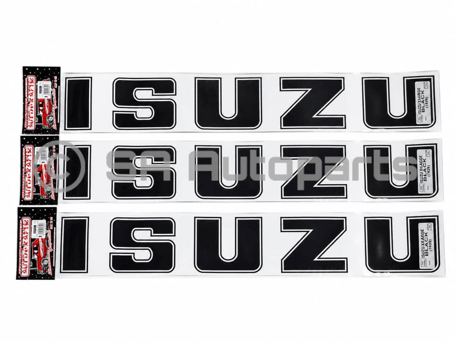 Isuzu Black Tail Gate decal
