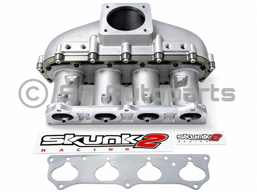 Honda K20/K24 Skunk Ultra Race Centre feed Silver Intake Manifold