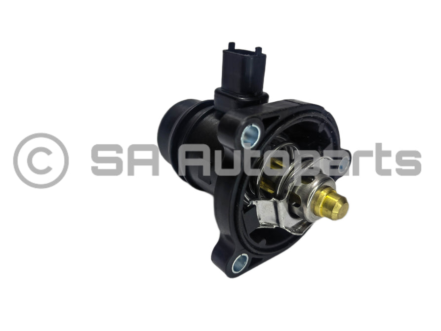 Opel Corsa thermostat water housing + sensor
