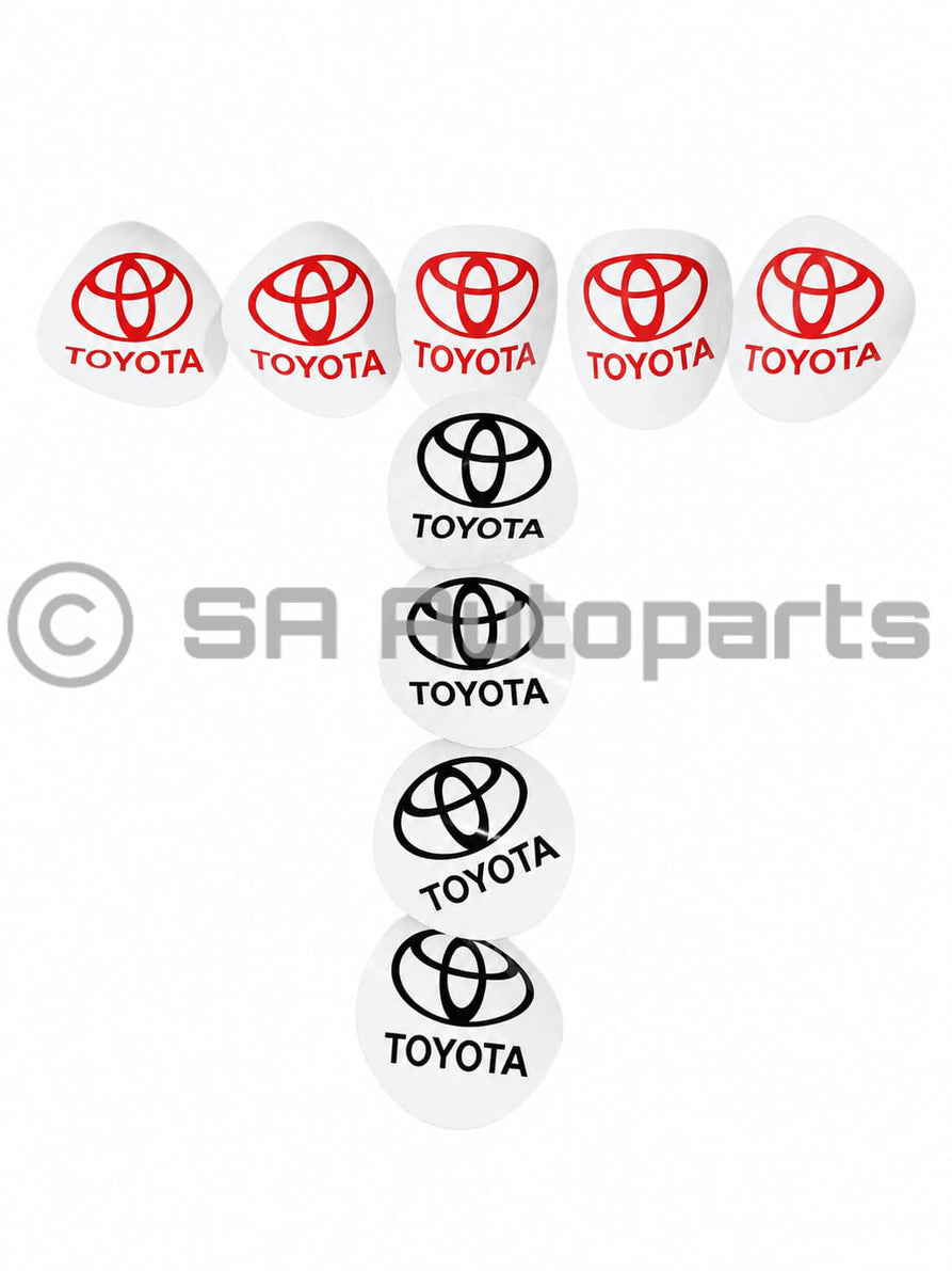 Toyota license disc holder sticker